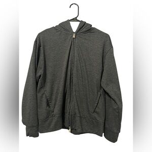 Athletic Works ButterCore Dark Grey Full-Zip Hoodie Size M Excellent Condition